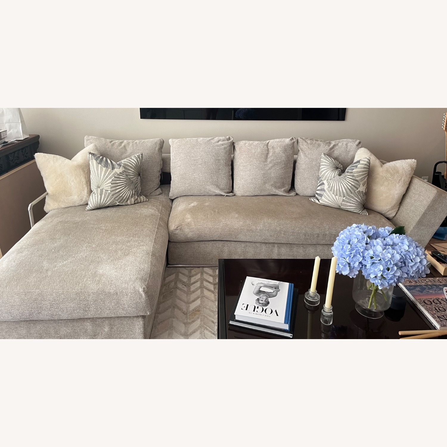 Mitchell Gold + Bob Williams 2 Piece Sectional with Chaise Lounge - image-1