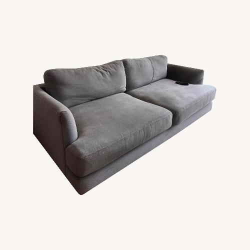 Used West Elm Haven 84” Sofa Gray for sale on AptDeco
