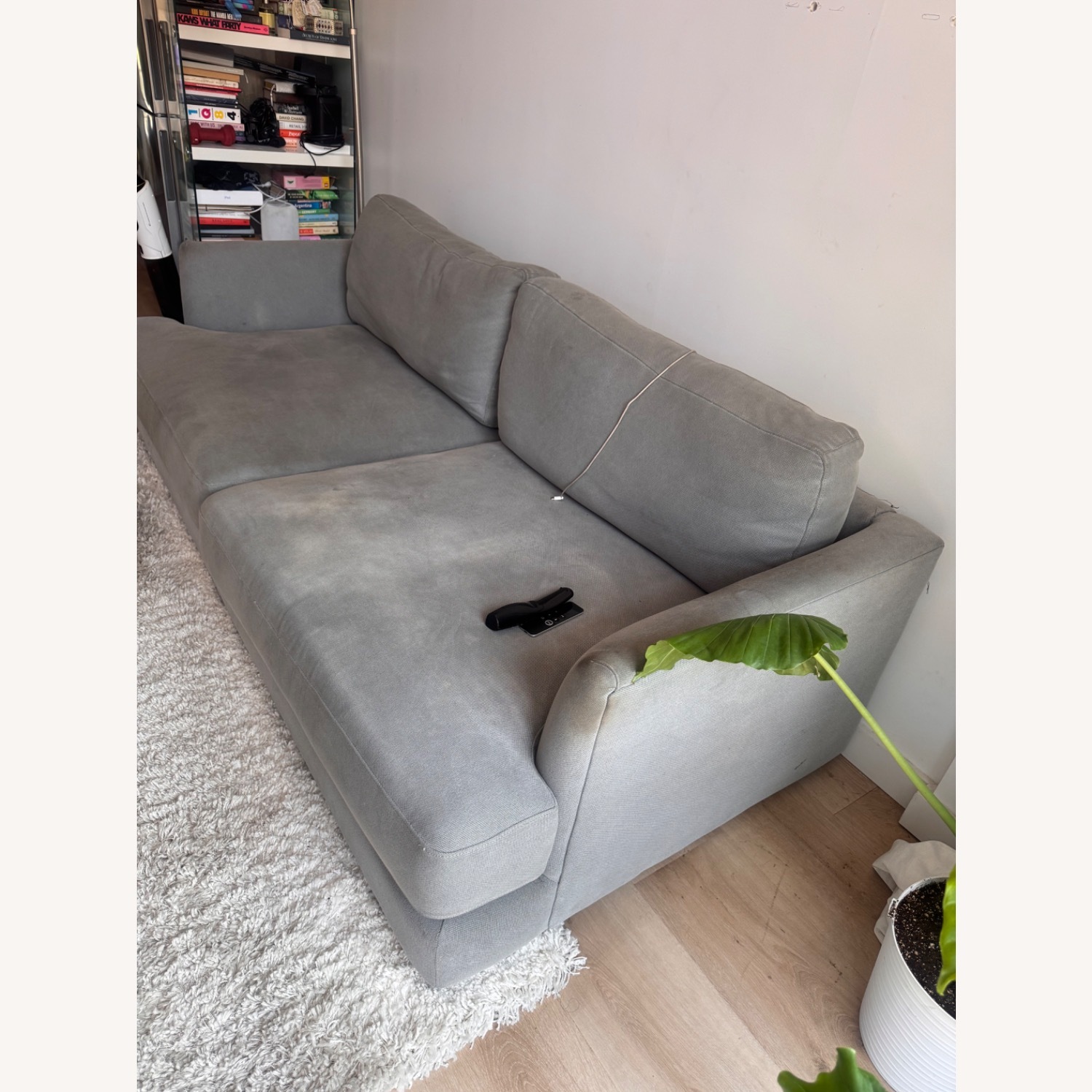 West Elm Haven 84” Sofa Gray - image-2