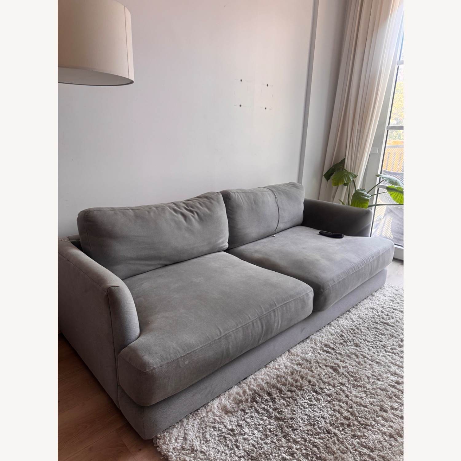West Elm Haven 84” Sofa Gray - image-3