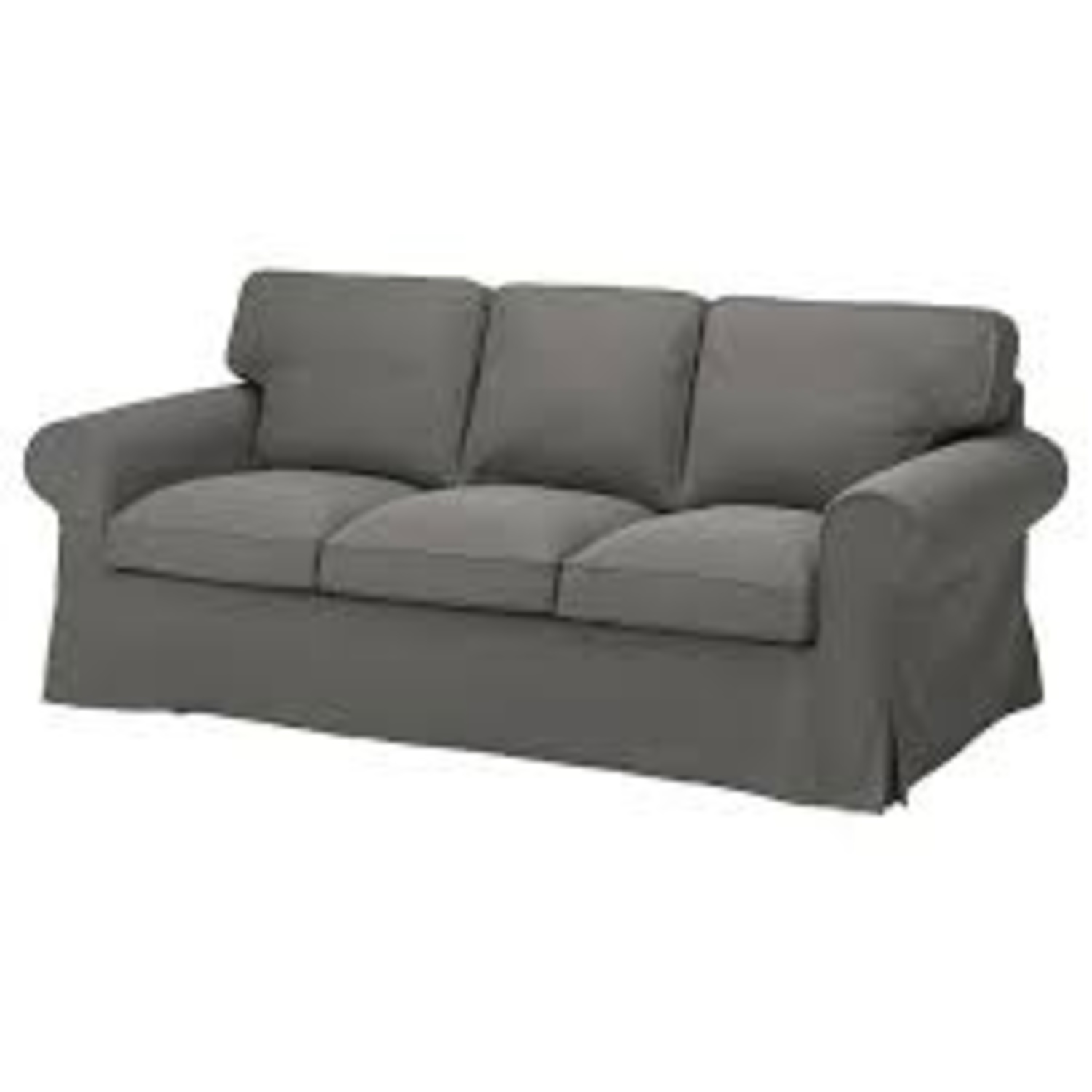 IKEA Ektorp Dark Grey 3 Seat Sofa - image-4
