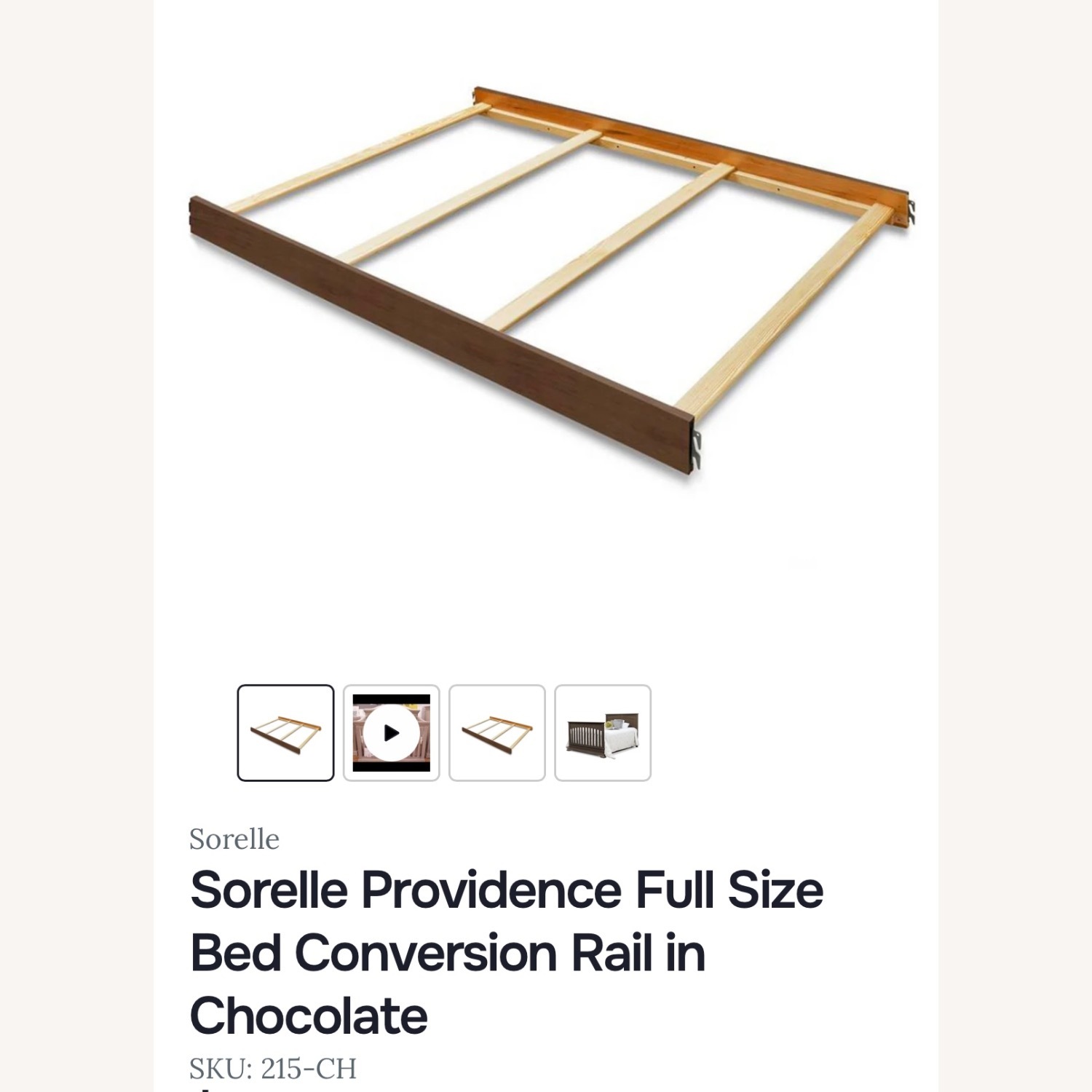 Sorelle Providence 4 In 1 Crib, full size - image-5