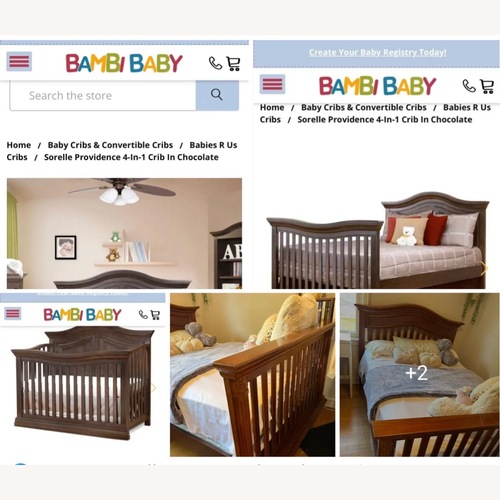 Used Sorelle Providence 4 In 1 Crib, full size for sale on AptDeco