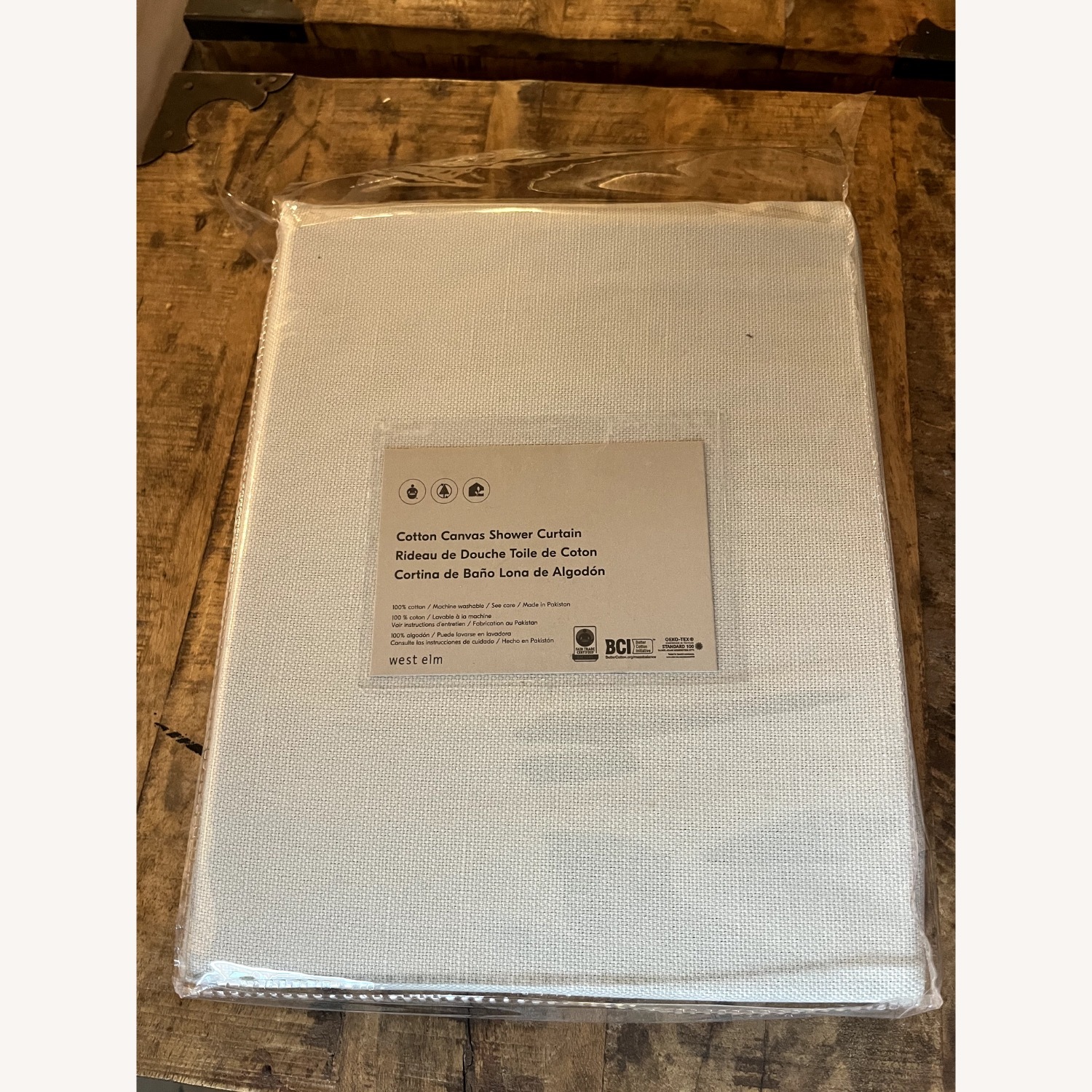 West Elm Shower Curtain - image-3