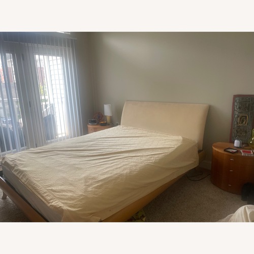 Used Italian European Queen Platform Bed for sale on AptDeco