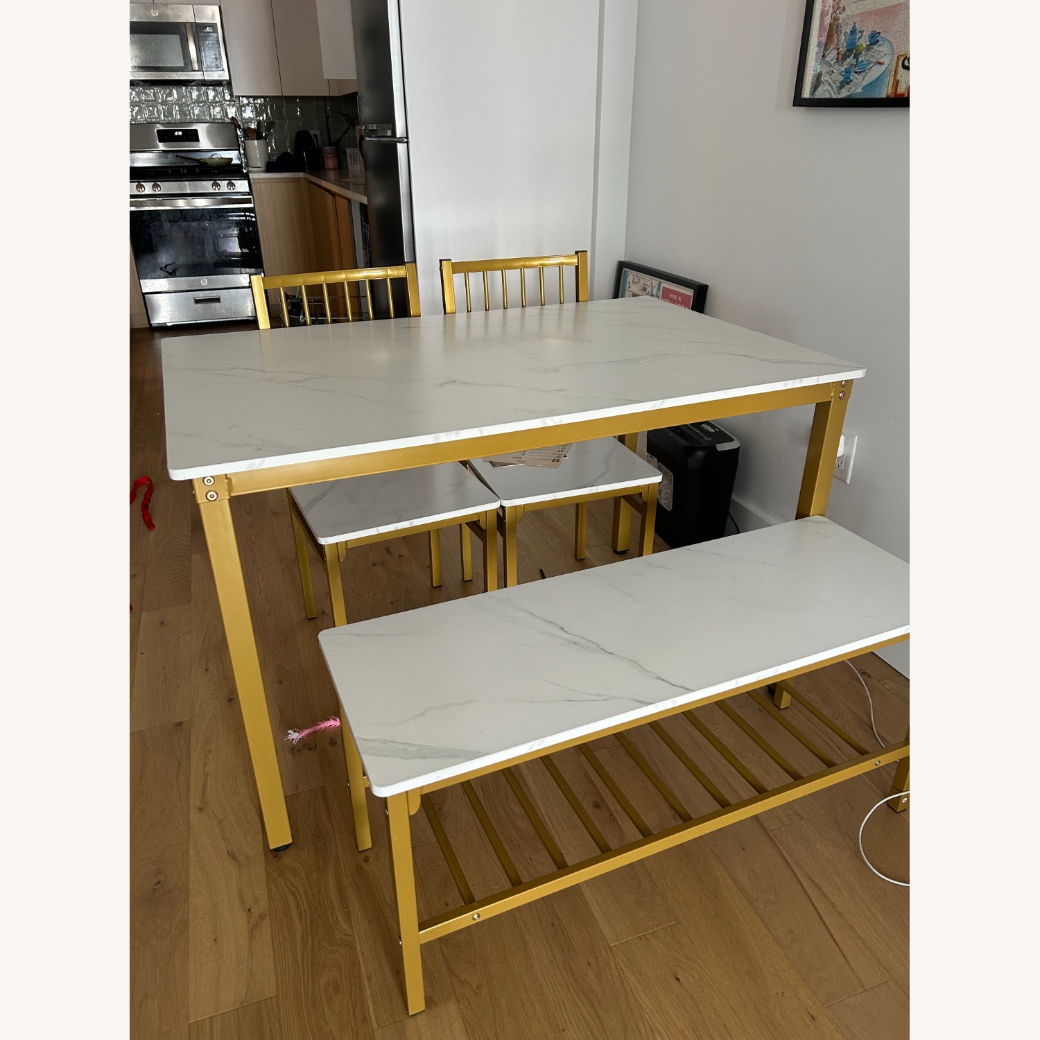 Table, Chairs, and Bench - Kitchen Set - image-1