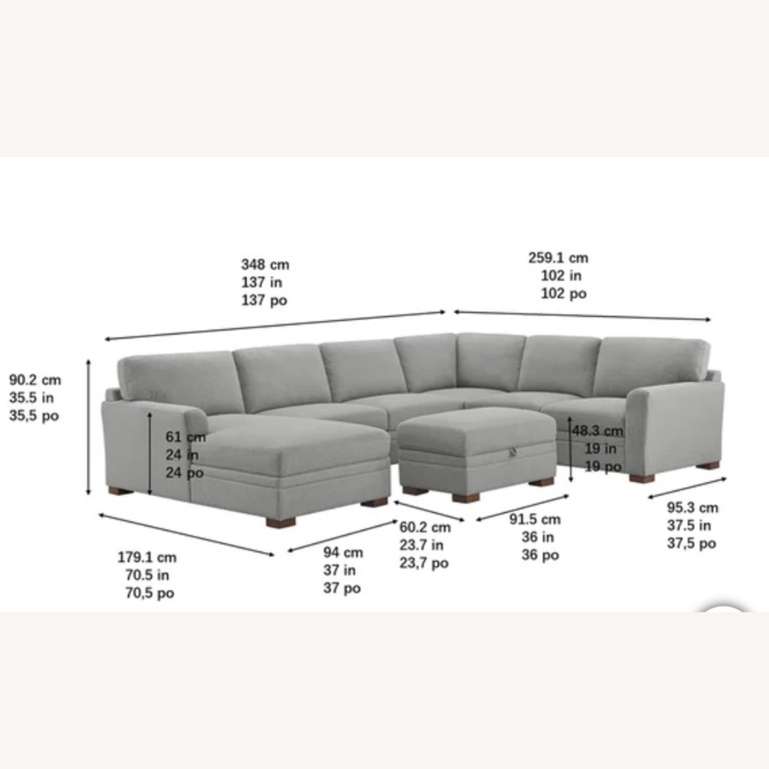 Thomasville Langdon Modular 7-Piece Sectional - image-10