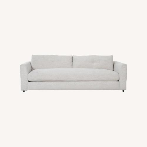 Used Thea Down 101" Beige Fabric Sofa for sale on AptDeco