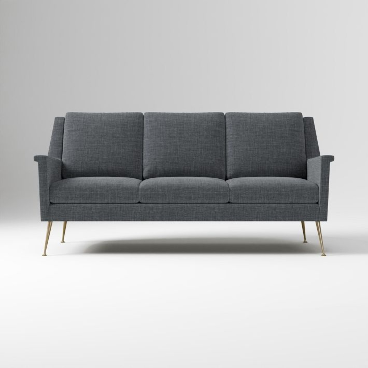 West Elm Grey Carlo Sofa - image-6