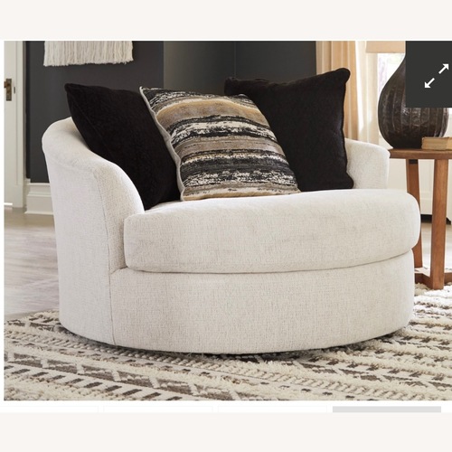 Used Laylabrook Cambri Oversized Swivel Chair for sale on AptDeco