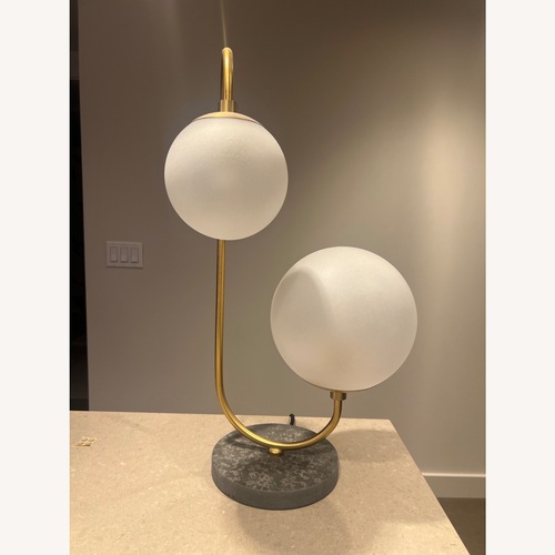 Used West Elm Pelle Asymmetrical Table Lamp for sale on AptDeco
