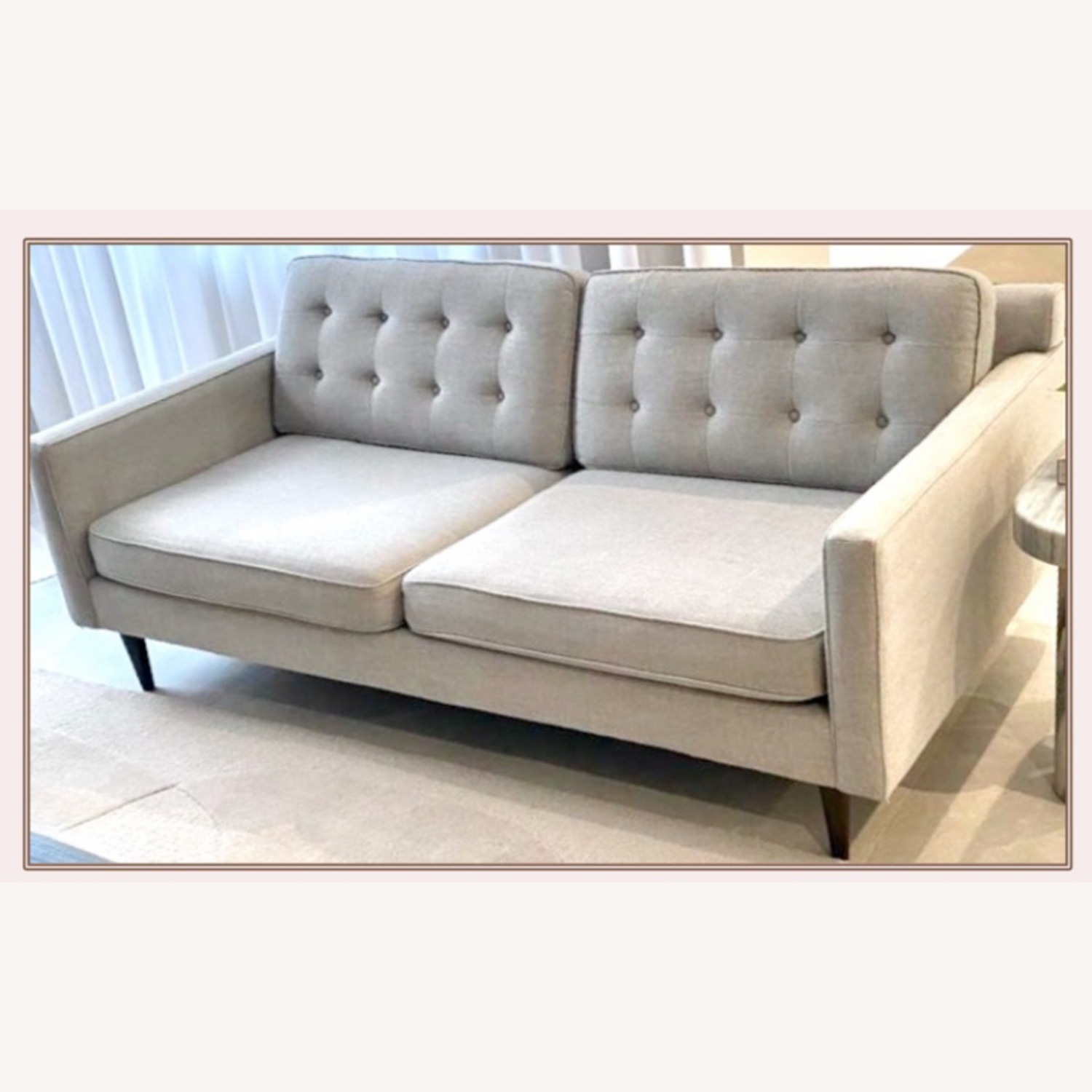West Elm Light Gray Sofa - 3 Seats - image-3