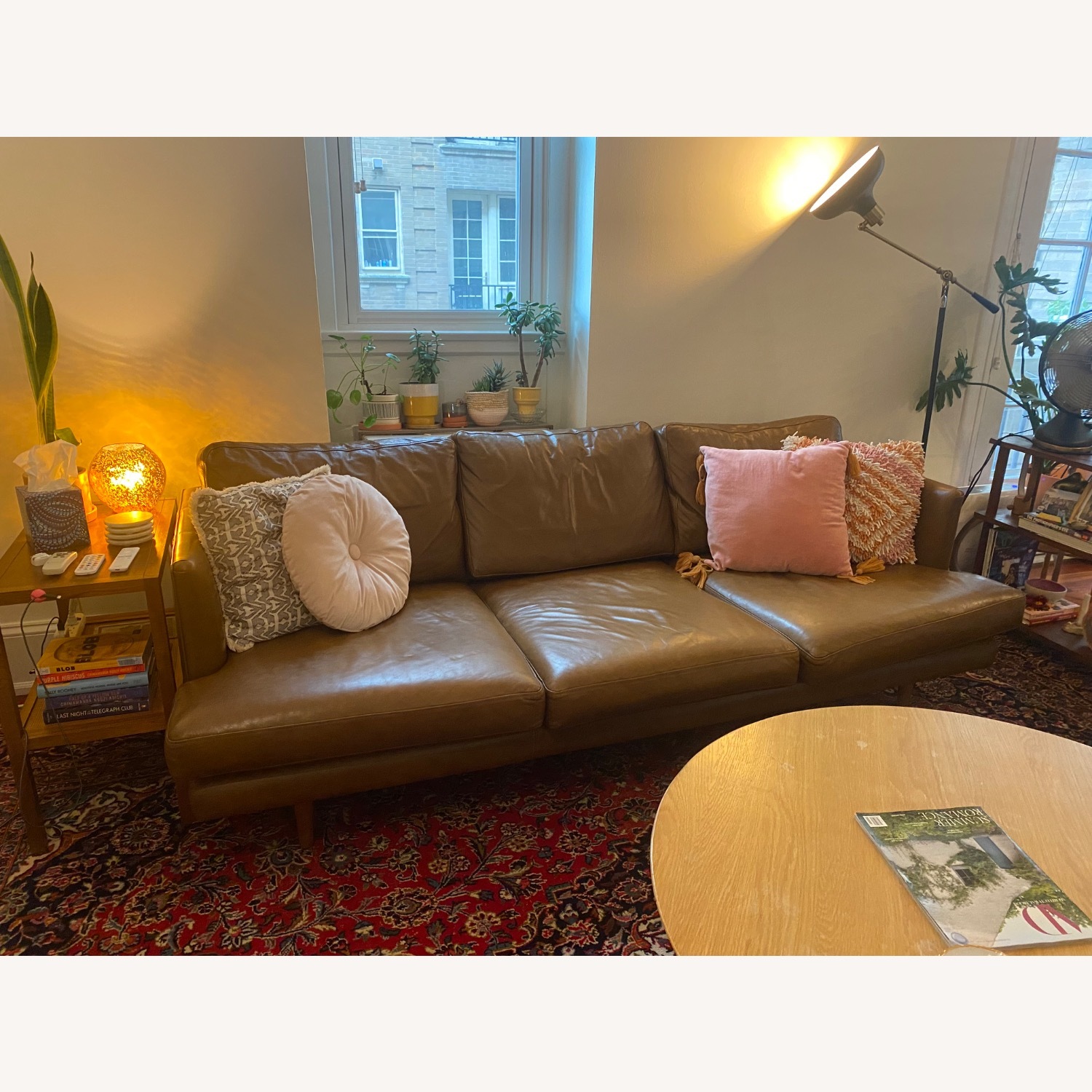 Article Burrard 83.5" Leather Sofa - Bella Caramel - image-3