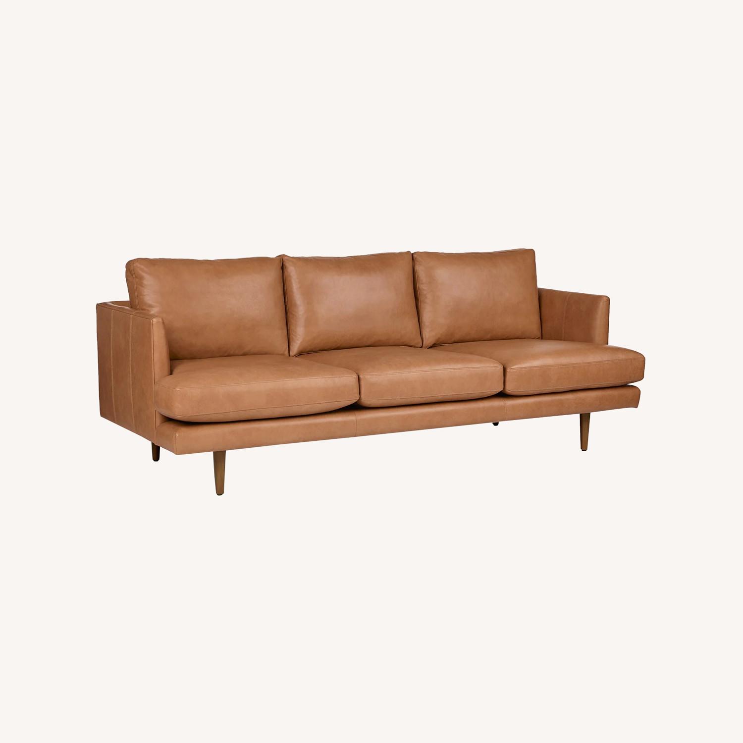 Article Burrard 83.5" Leather Sofa - Bella Caramel - image-0