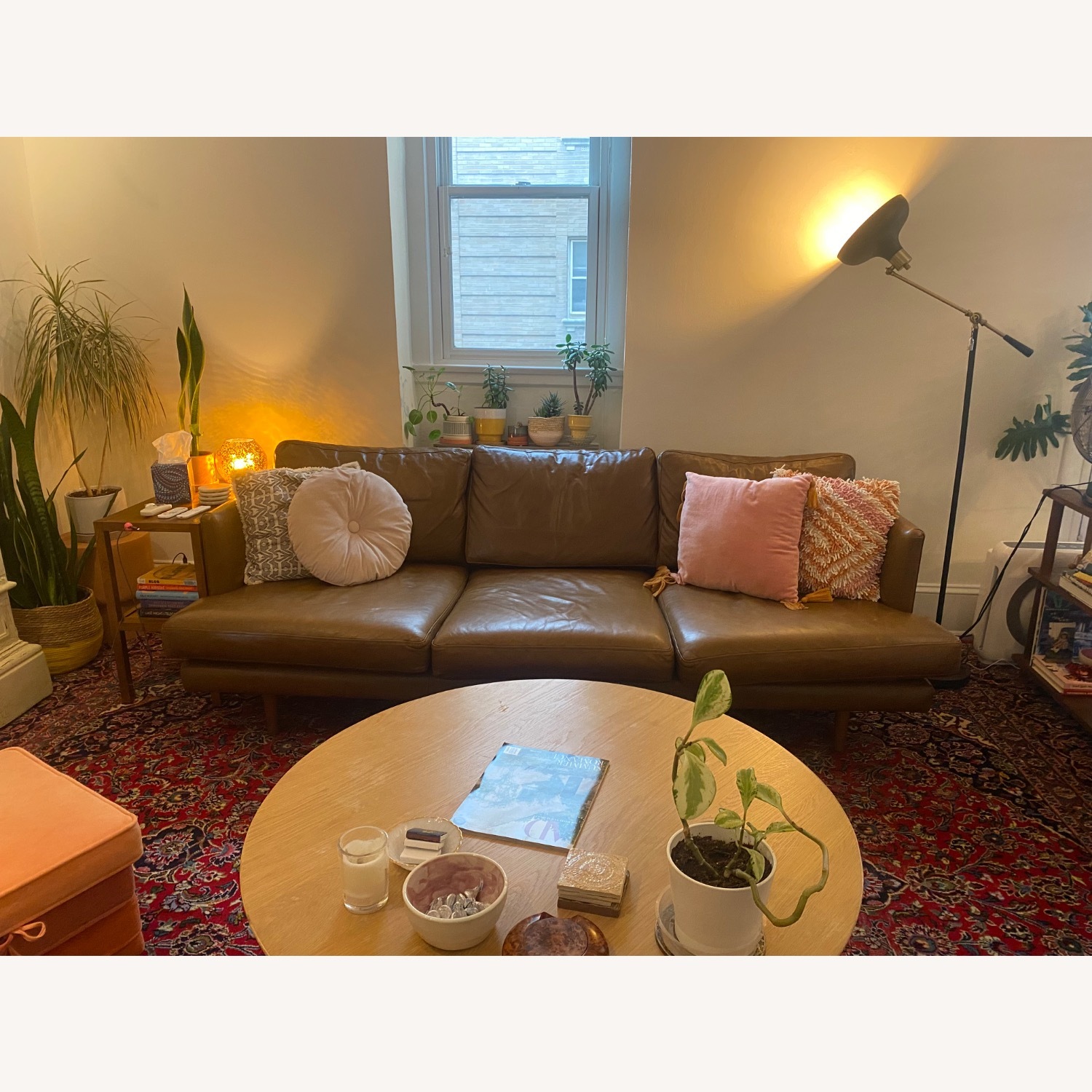 Article Burrard 83.5" Leather Sofa - Bella Caramel - image-2