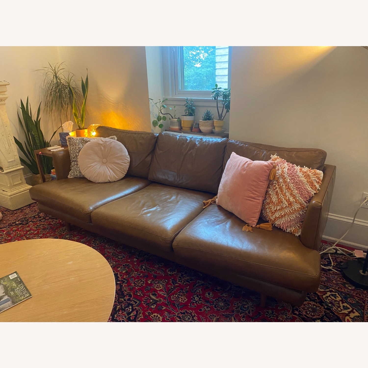 Article Burrard 83.5" Leather Sofa - Bella Caramel - image-1