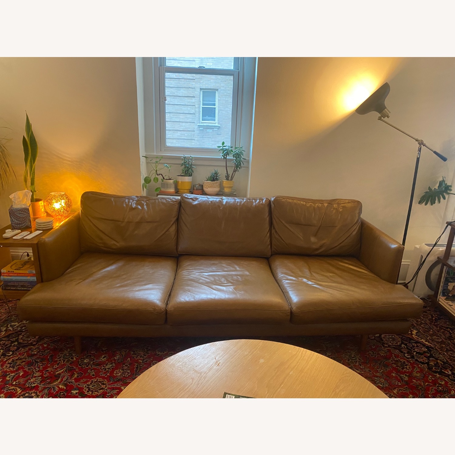 Article Burrard 83.5" Leather Sofa - Bella Caramel - image-6