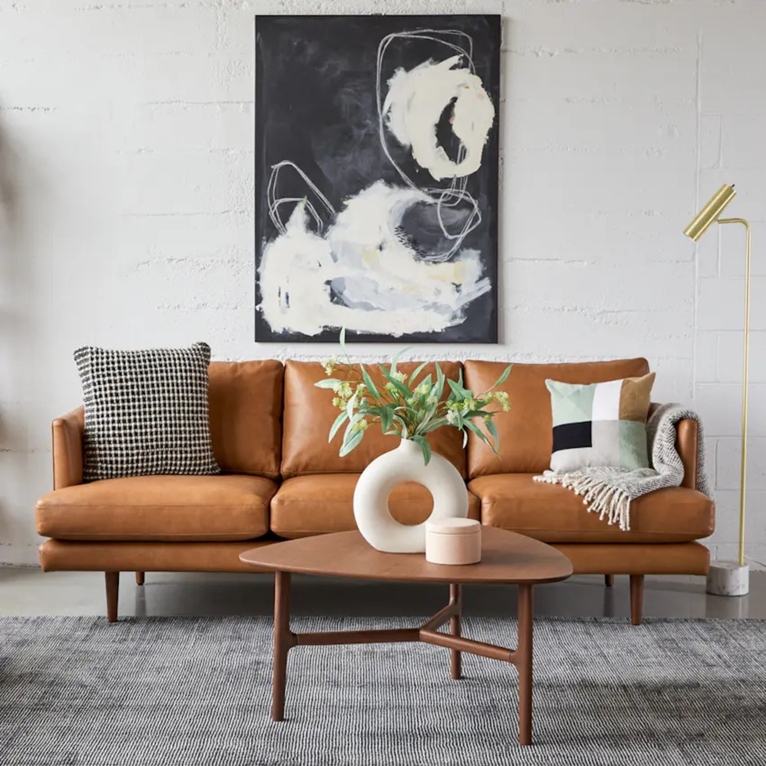 Article Burrard 83.5" Leather Sofa - Bella Caramel - image-12