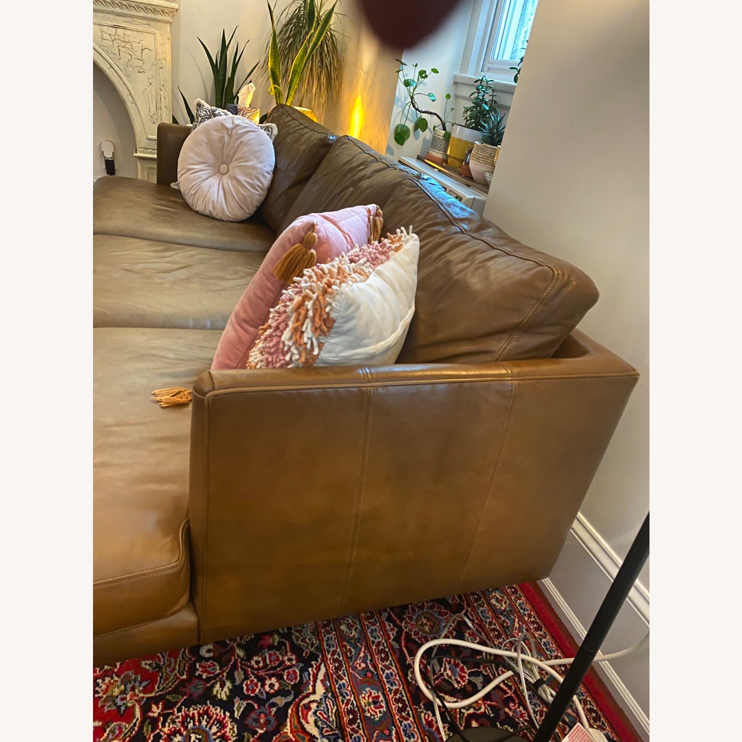 Article Burrard 83.5" Leather Sofa - Bella Caramel - image-4