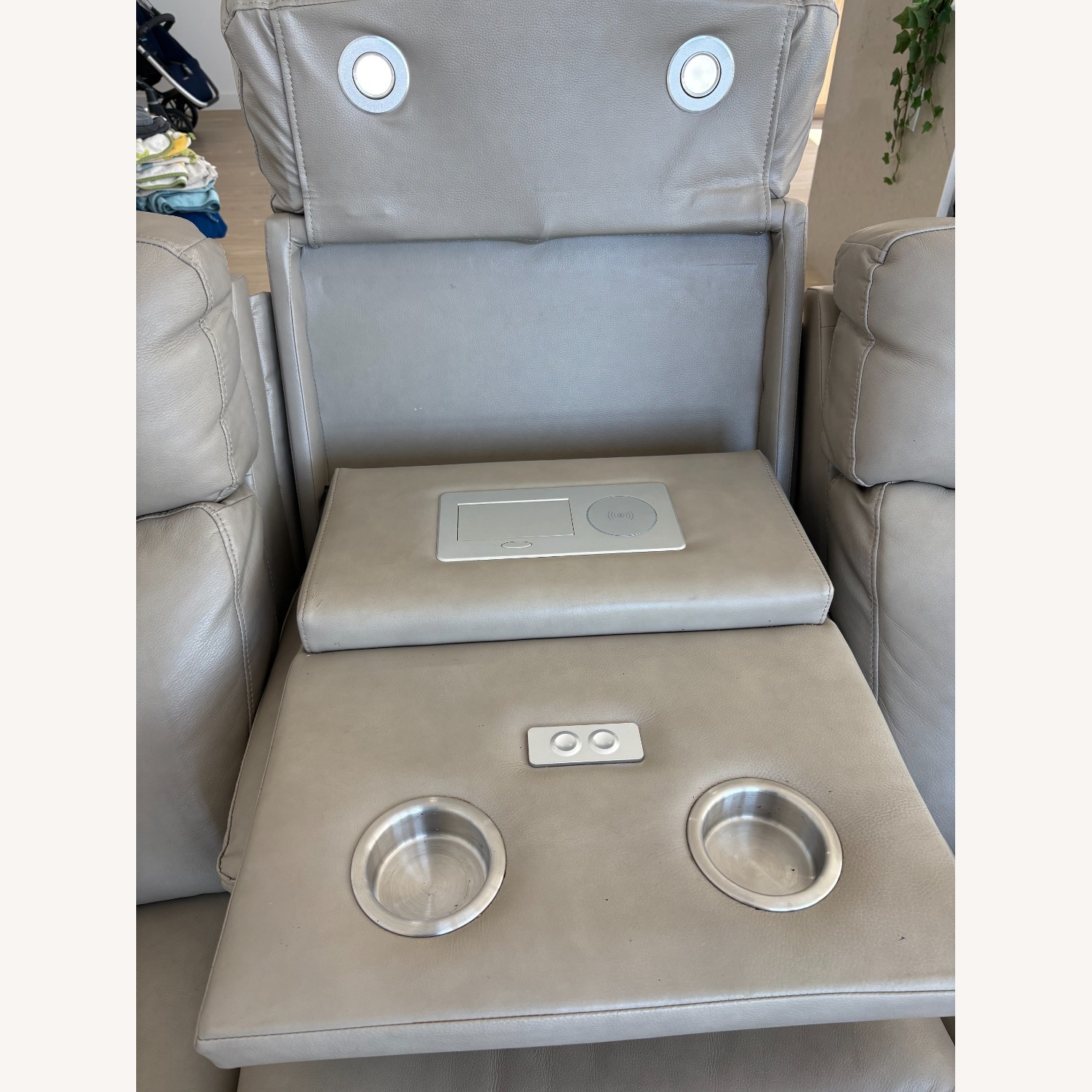 Power Reclining Sofa Sectional with 3 Seats - image-5