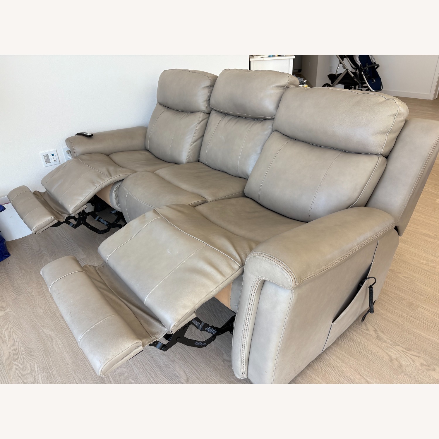 Power Reclining Sofa Sectional with 3 Seats - image-3