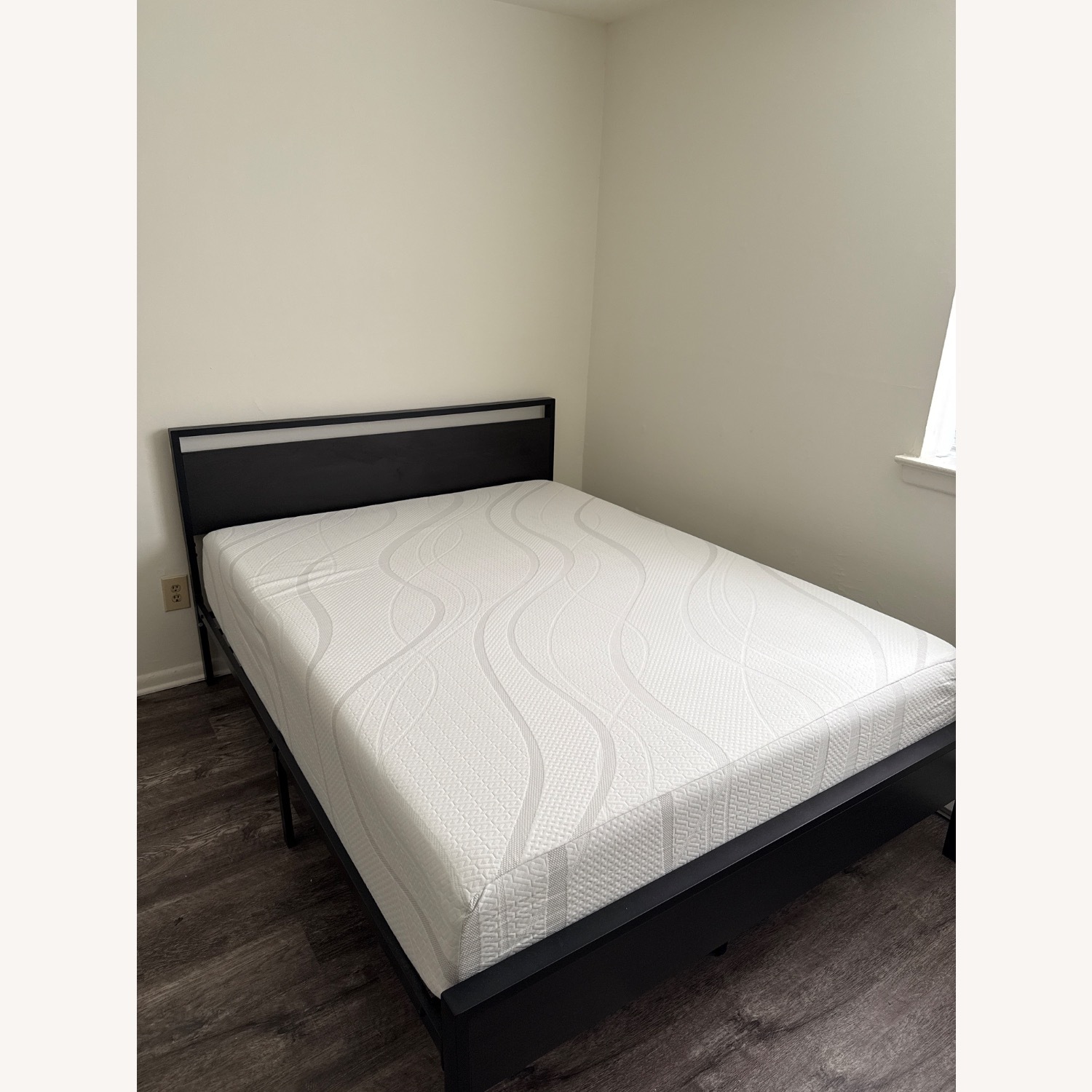 SHA CERLIN Black Oak Bed Frame  - image-1