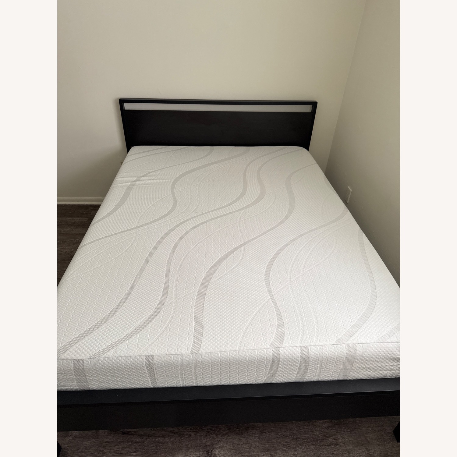 SHA CERLIN Black Oak Bed Frame  - image-2
