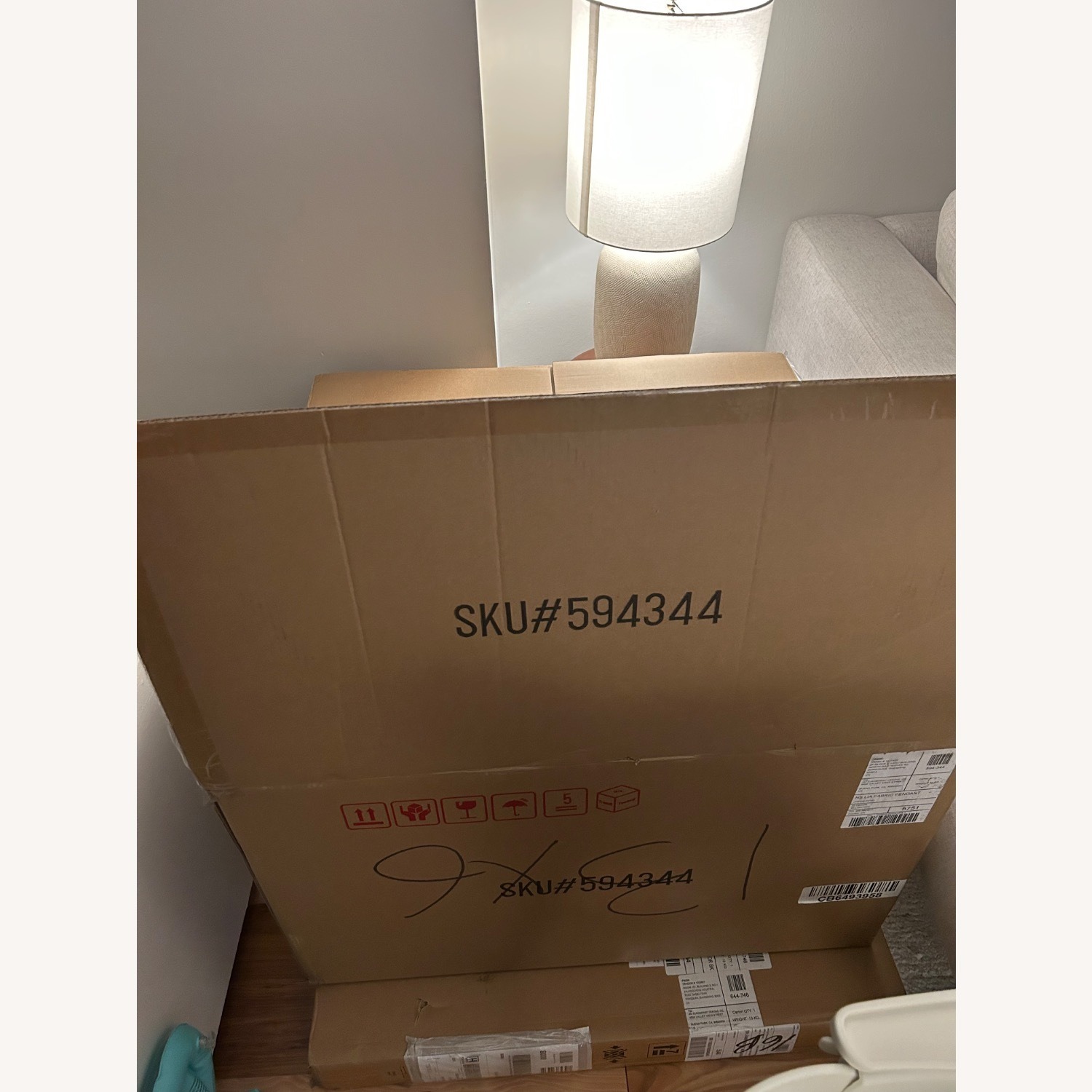 Crate & Barrel Lia Silk Pendant - image-3