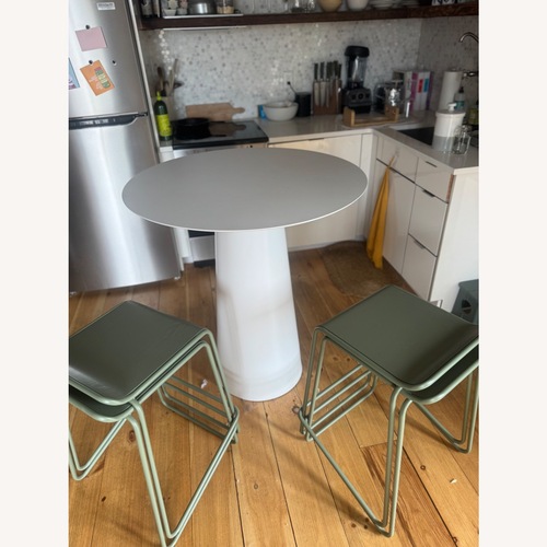 Used Blu Dot Circula Bar Table White for sale on AptDeco