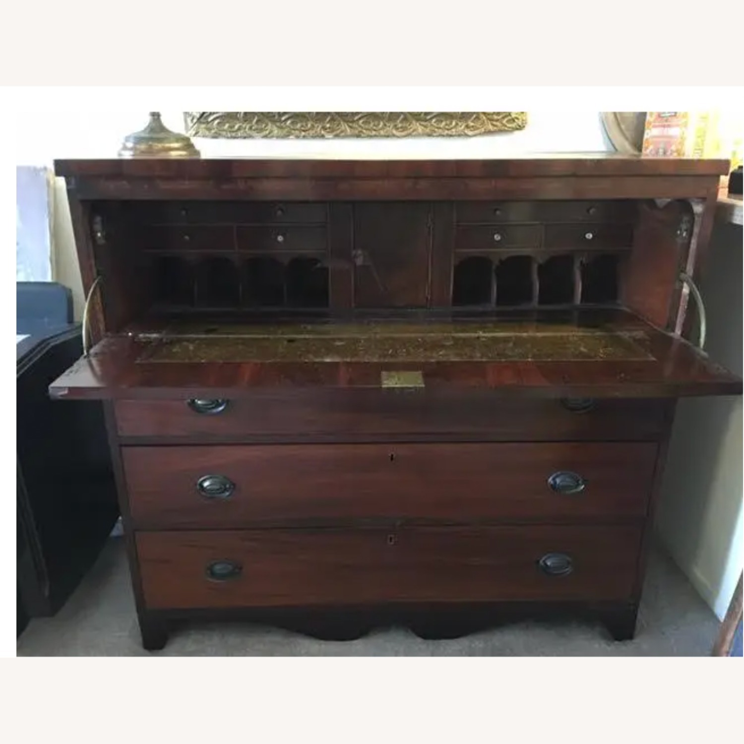 19th Century Traditional George III Slant Top Desk - image-1