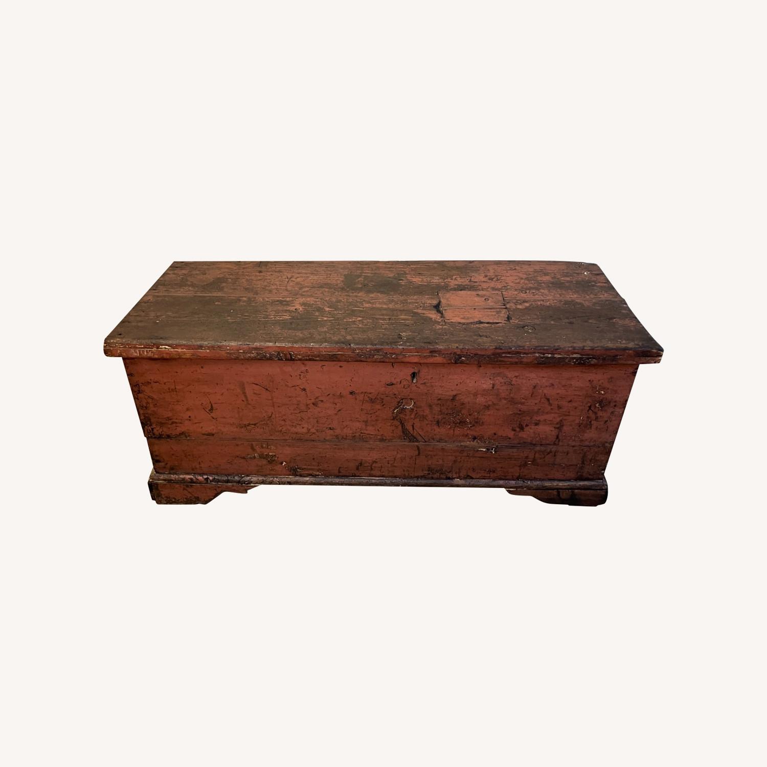 Primitive Rustic Blanket Chest - image-0