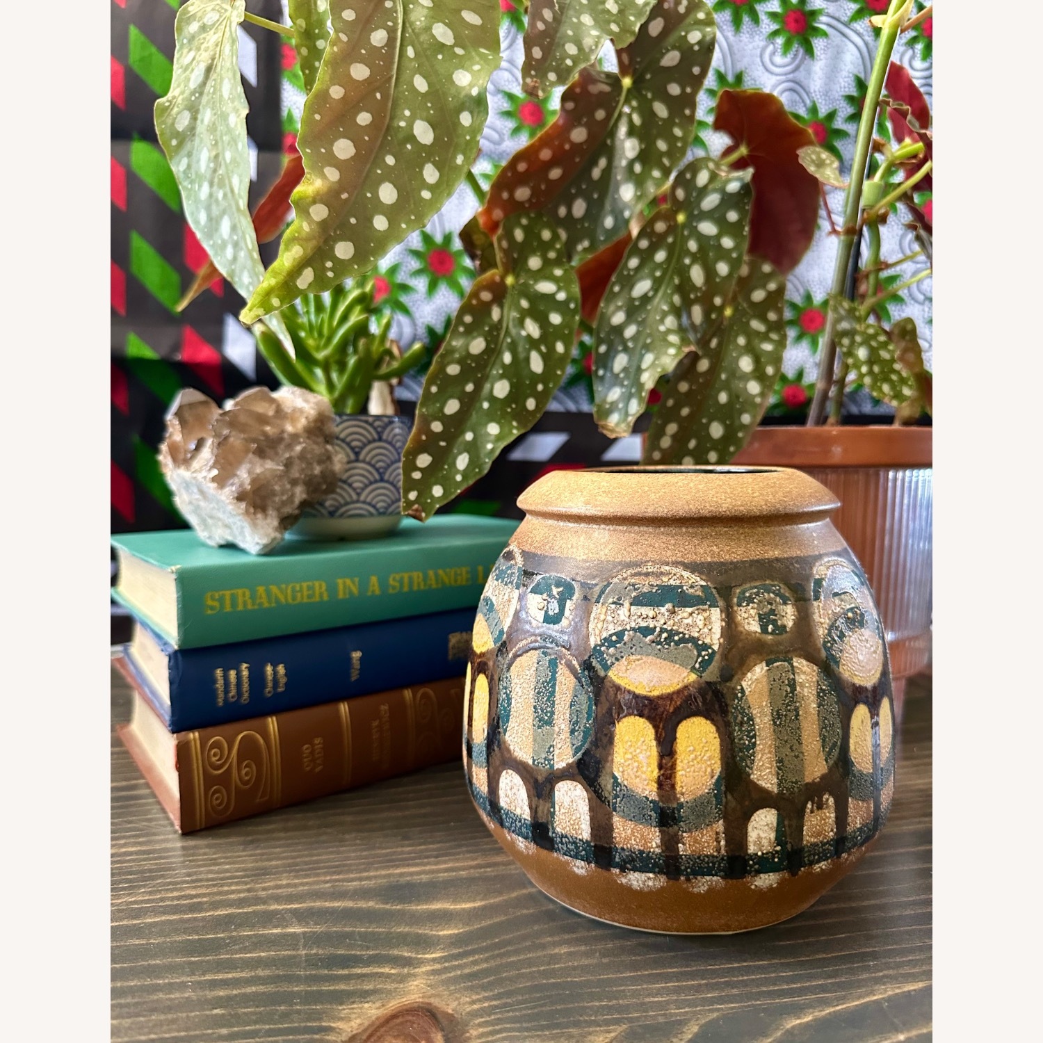 Vintage Israeli Lapid Pottery Vase – MCM - image-4