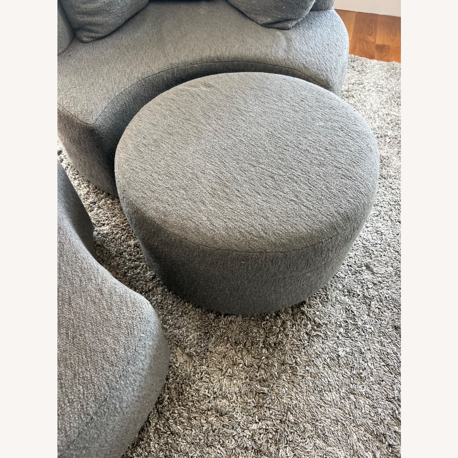 Custom Luxury Grey Couch - image-2