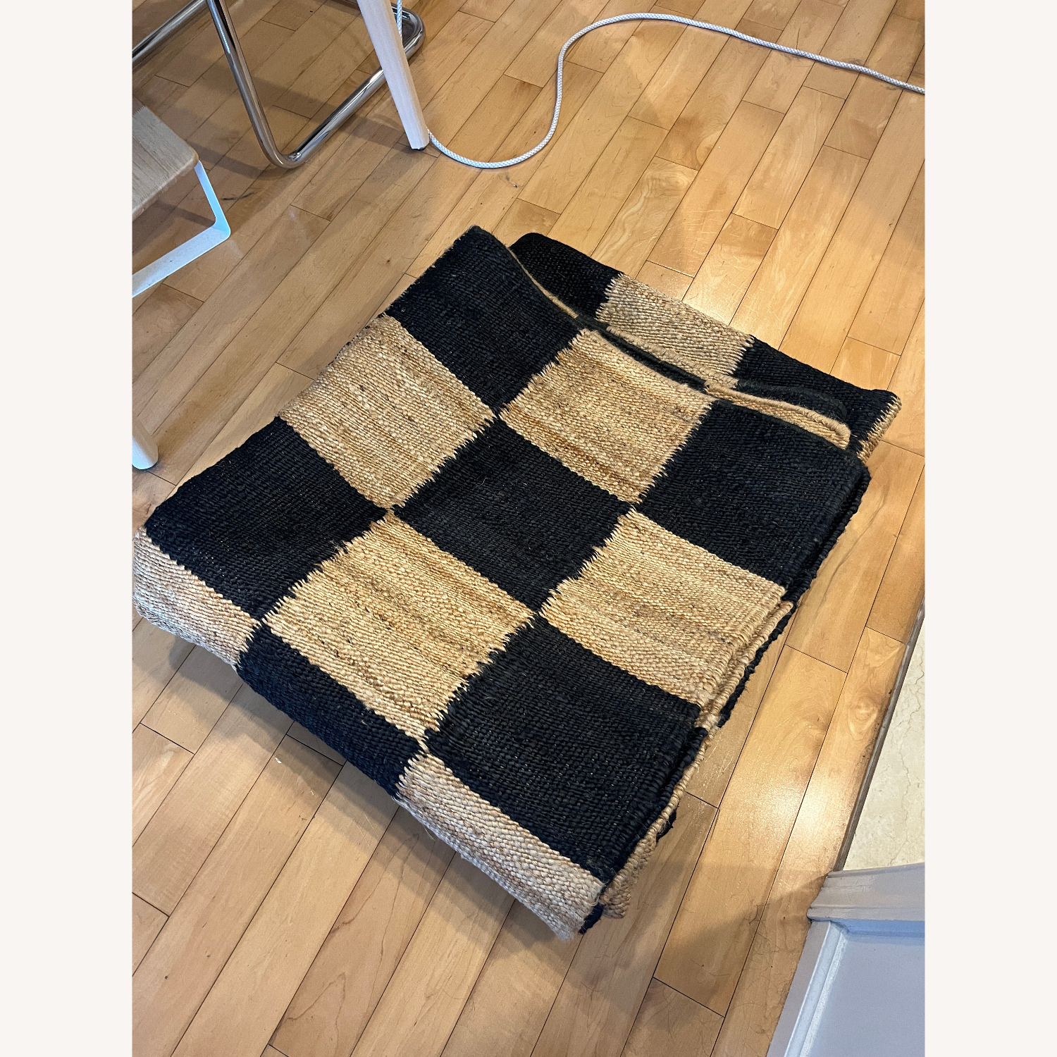 Revival Jute Rug, Checkered Hart 8x10 - image-5