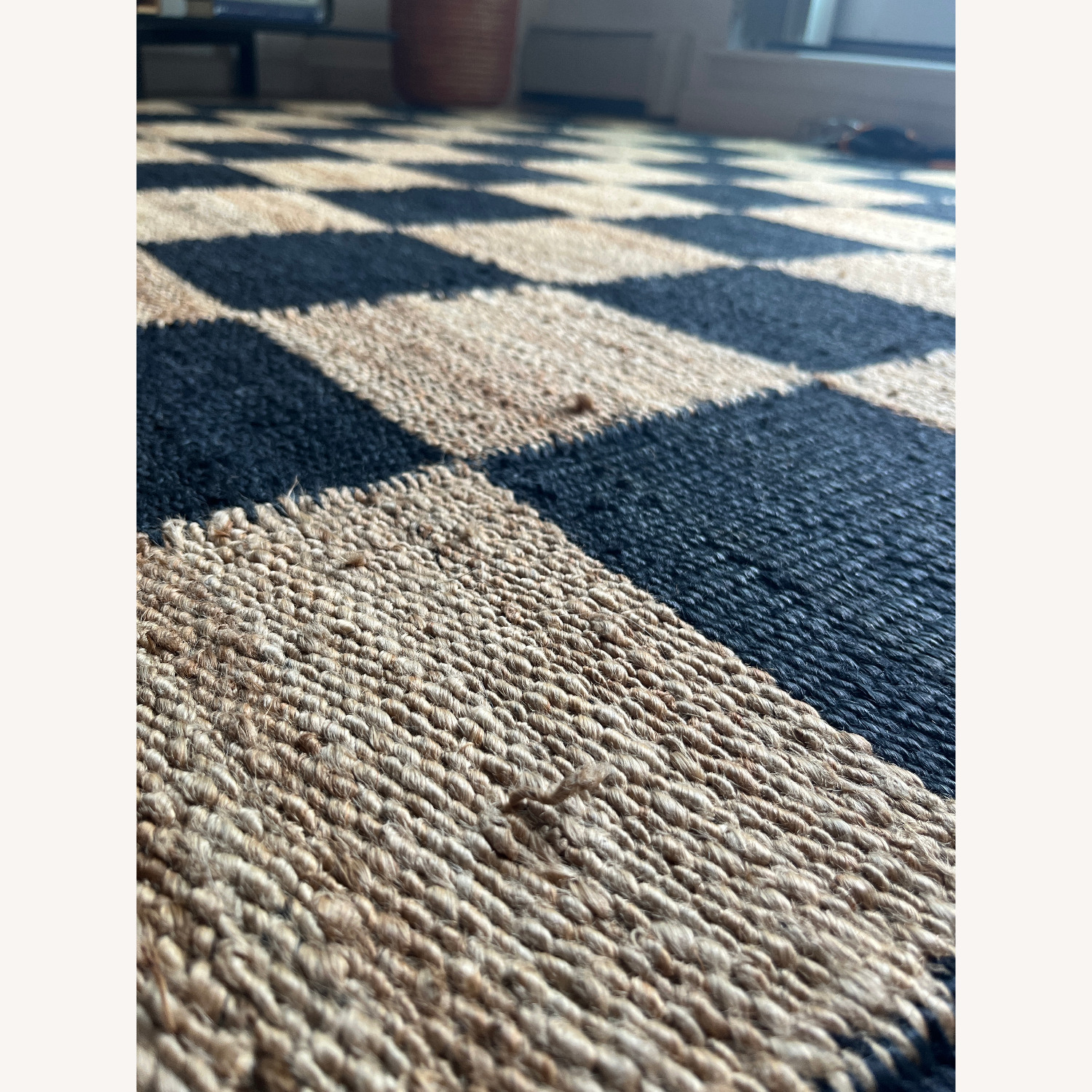 Revival Jute Rug, Checkered Hart 8x10 - image-4