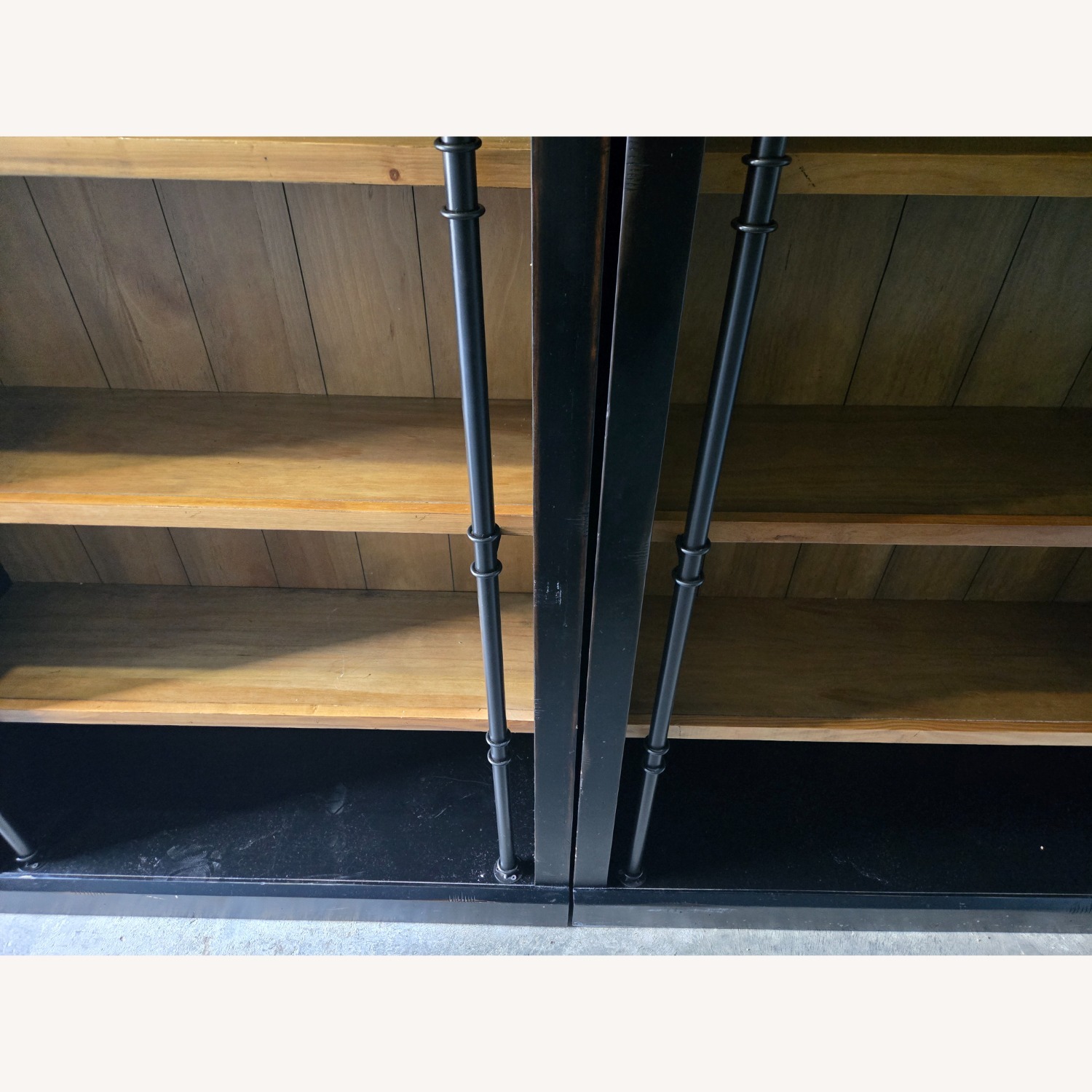 Double Bookcase With Ladder - image-2