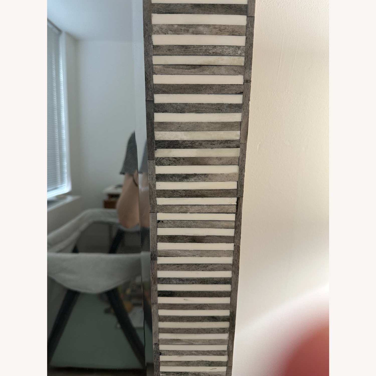 Serena & Lily Bar Harbor Bone Inlay Floor Mirror - image-2