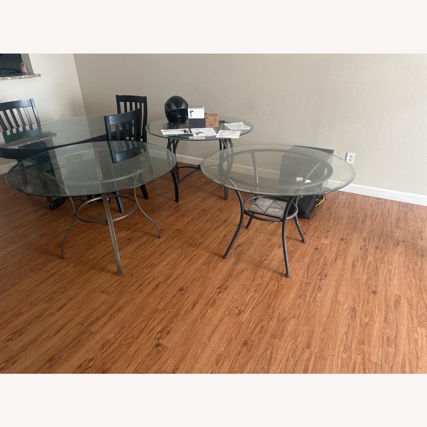 Paris Road Glass Table - image-2