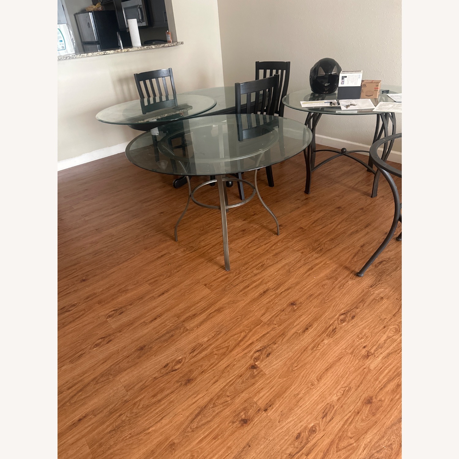 Paris Road Glass Table - image-1