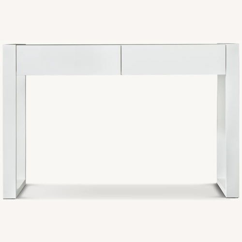 Used RH Wyler White Desk  for sale on AptDeco