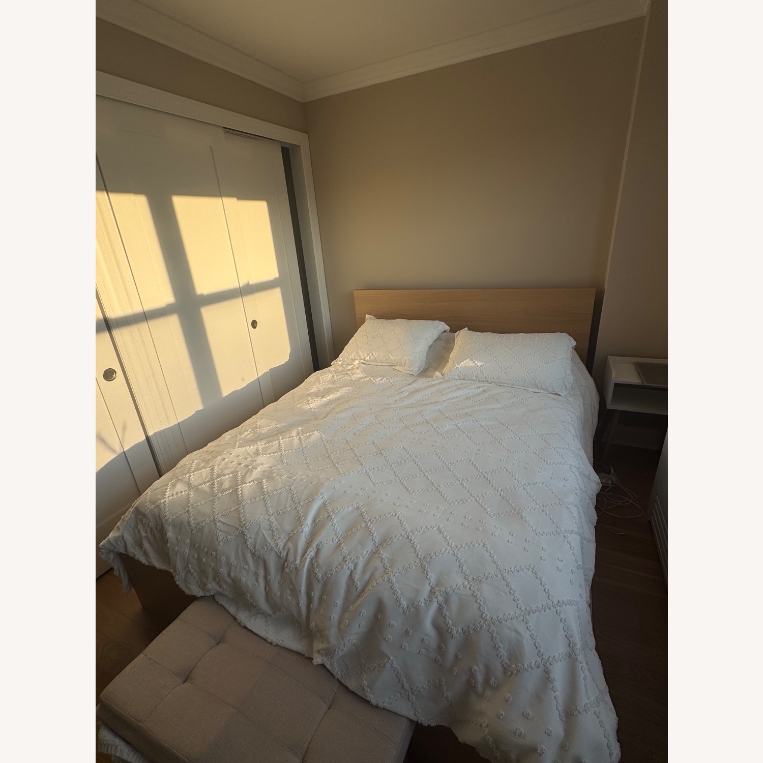 IKEA Malm Queen Bed Frame with 2 Drawers  - image-1