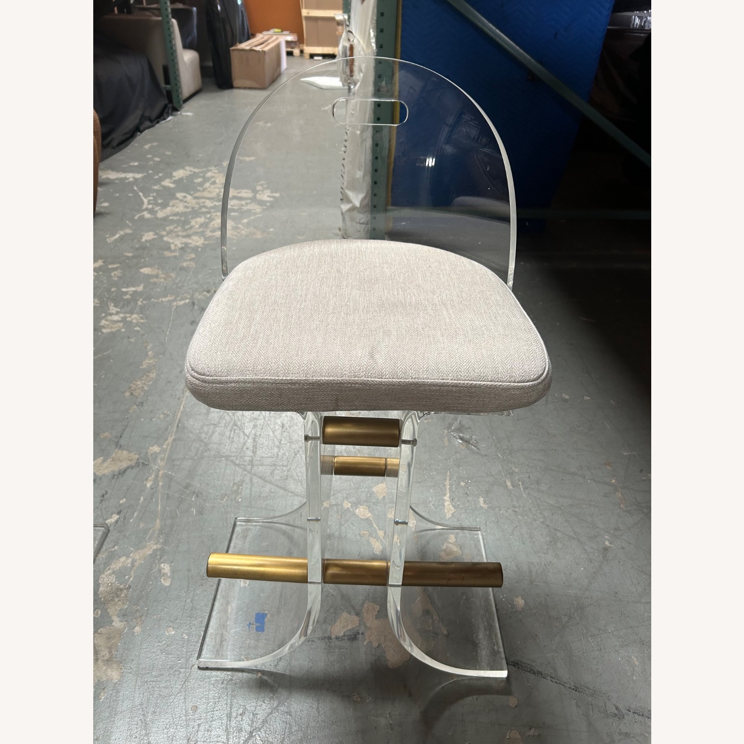 Charles Hollis Jones Lucite Brass Waterfall Design - image-4