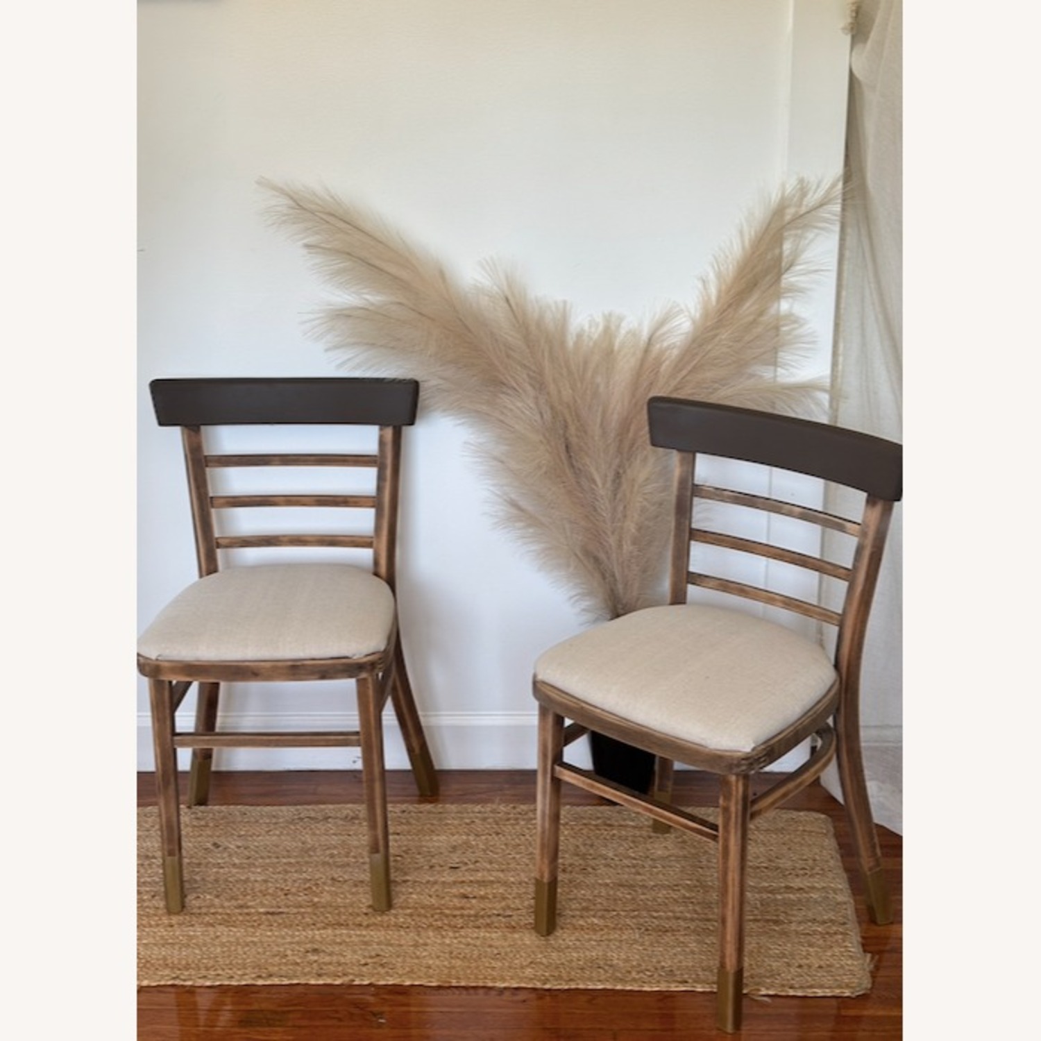 Brown Vintage Side Chairs - image-1