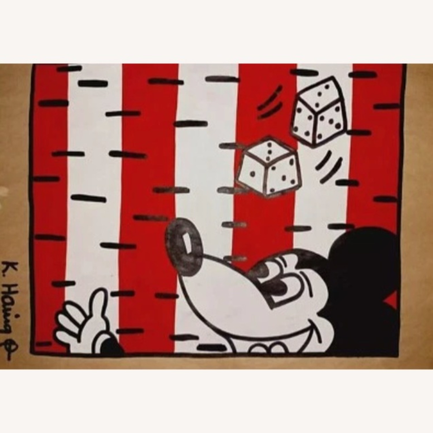 Keith Haring Mickey Mouse Dice - image-1