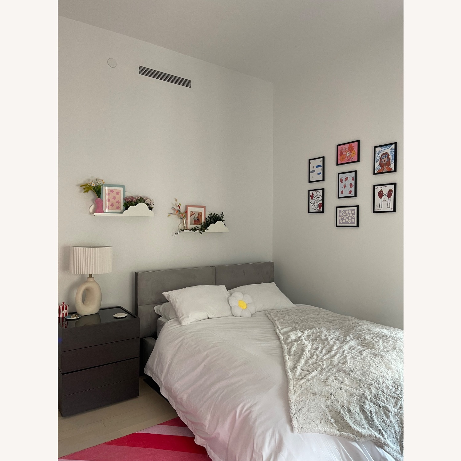 Lazzoni Instanbul Queen Bed - Storage, Light Grey - image-3