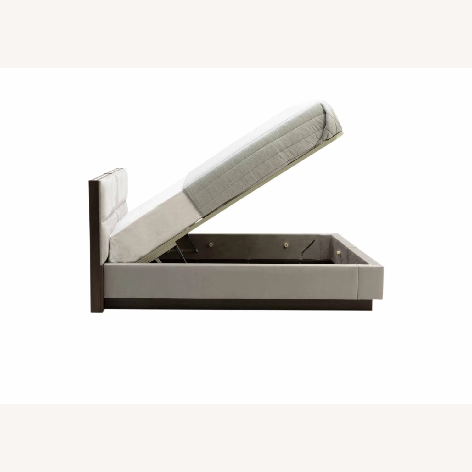 Lazzoni Instanbul Queen Bed - Storage, Light Grey - image-6