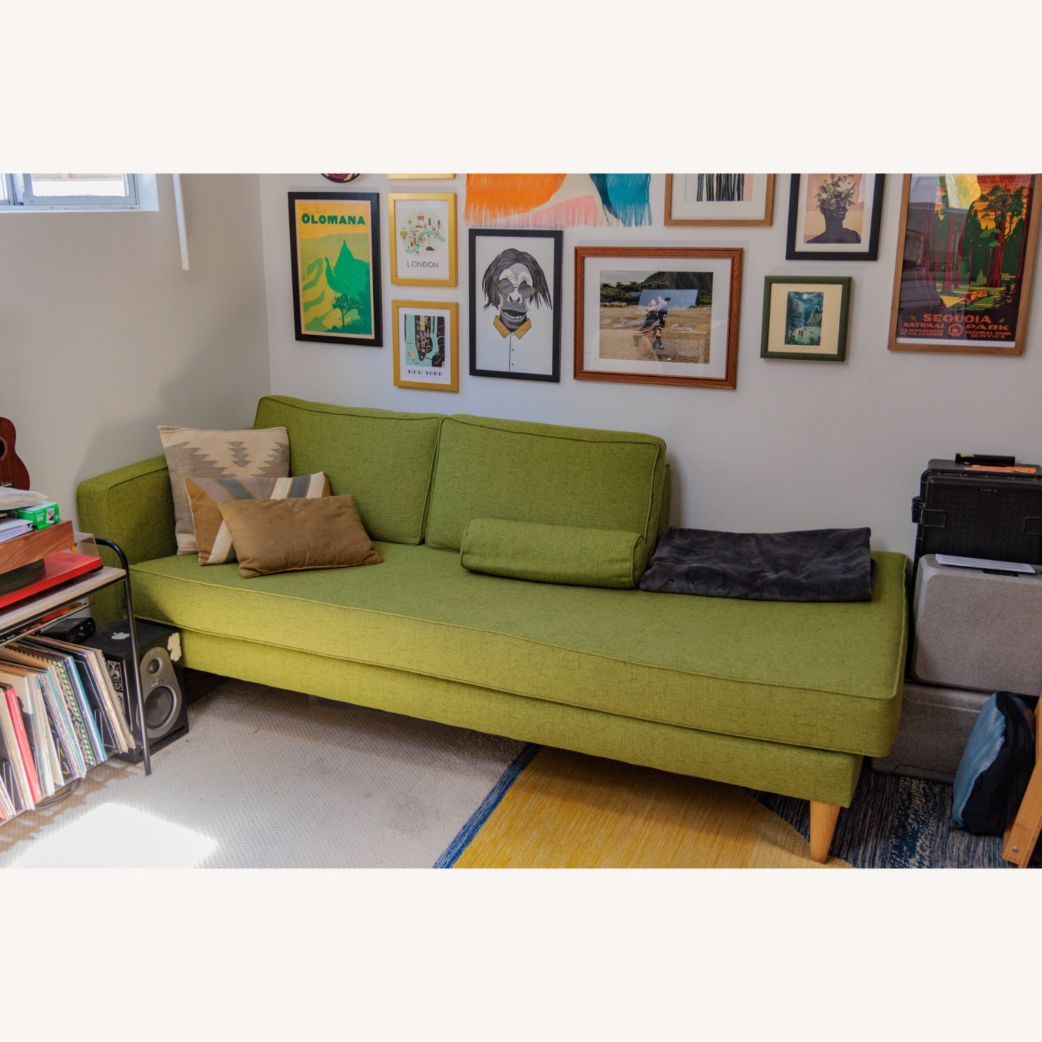 Samson Sofa Lounger - Green Apple - image-1