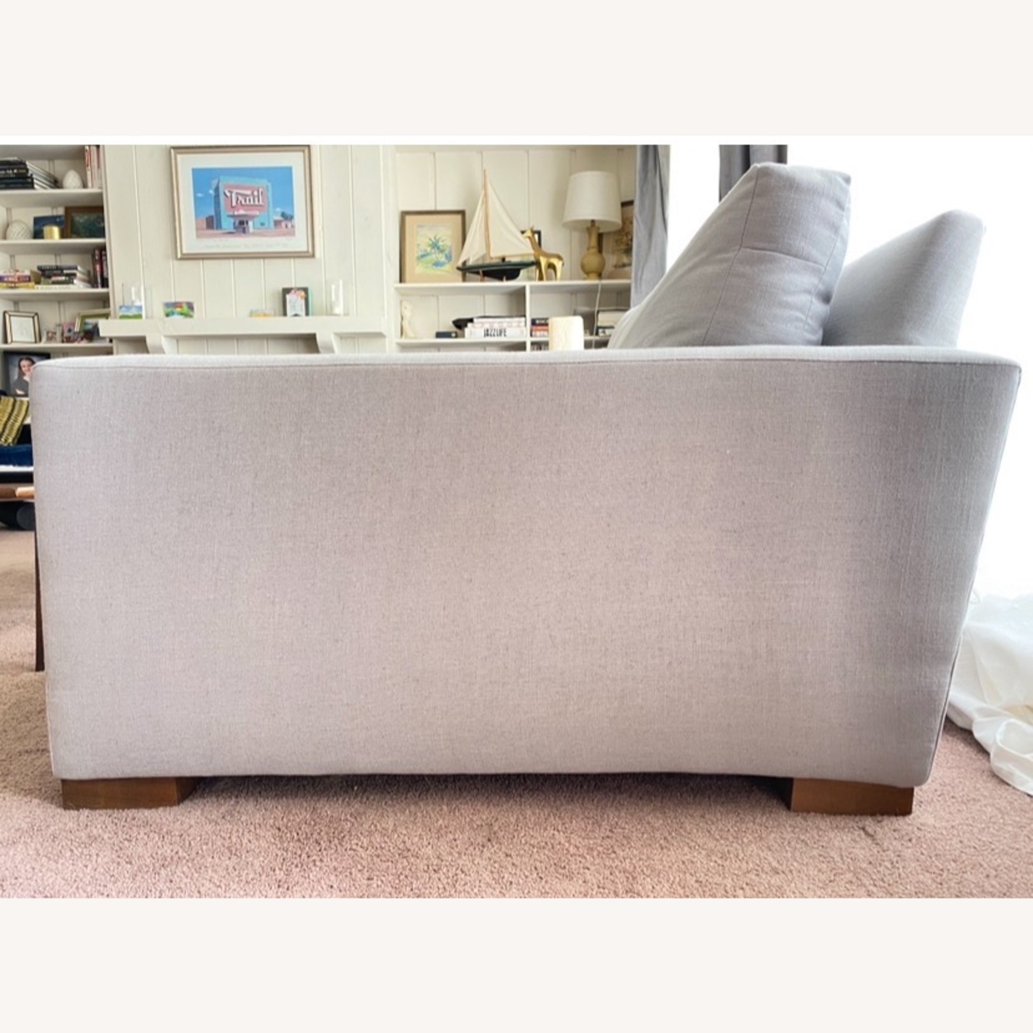 Reupholstered Restoration Hardware Maxwell Sofa - image-3