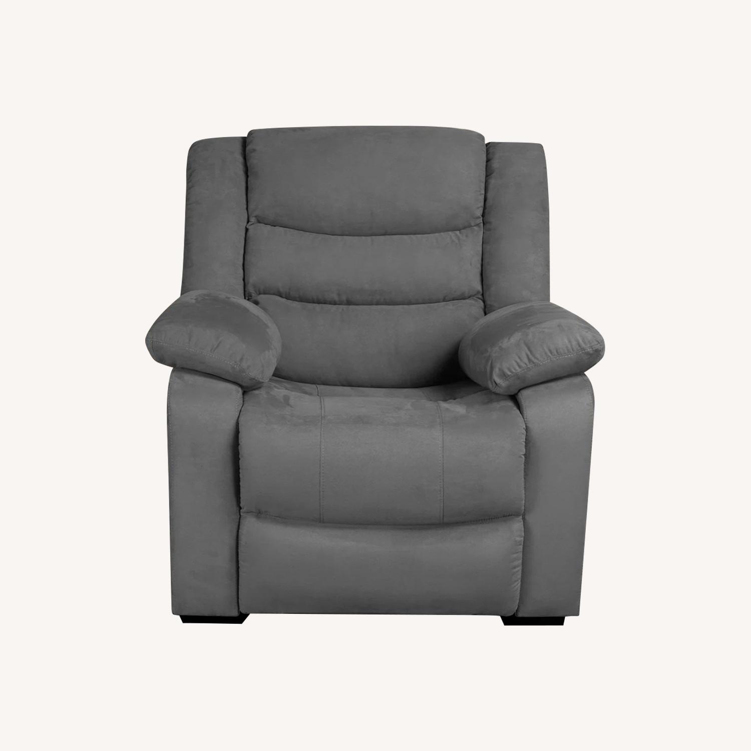 Nyberg 35" Microfiber Manual Recliner - image-0