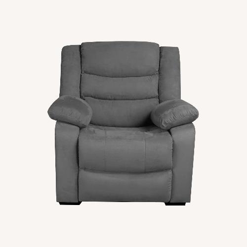 Used Nyberg 35" Microfiber Manual Recliner for sale on AptDeco